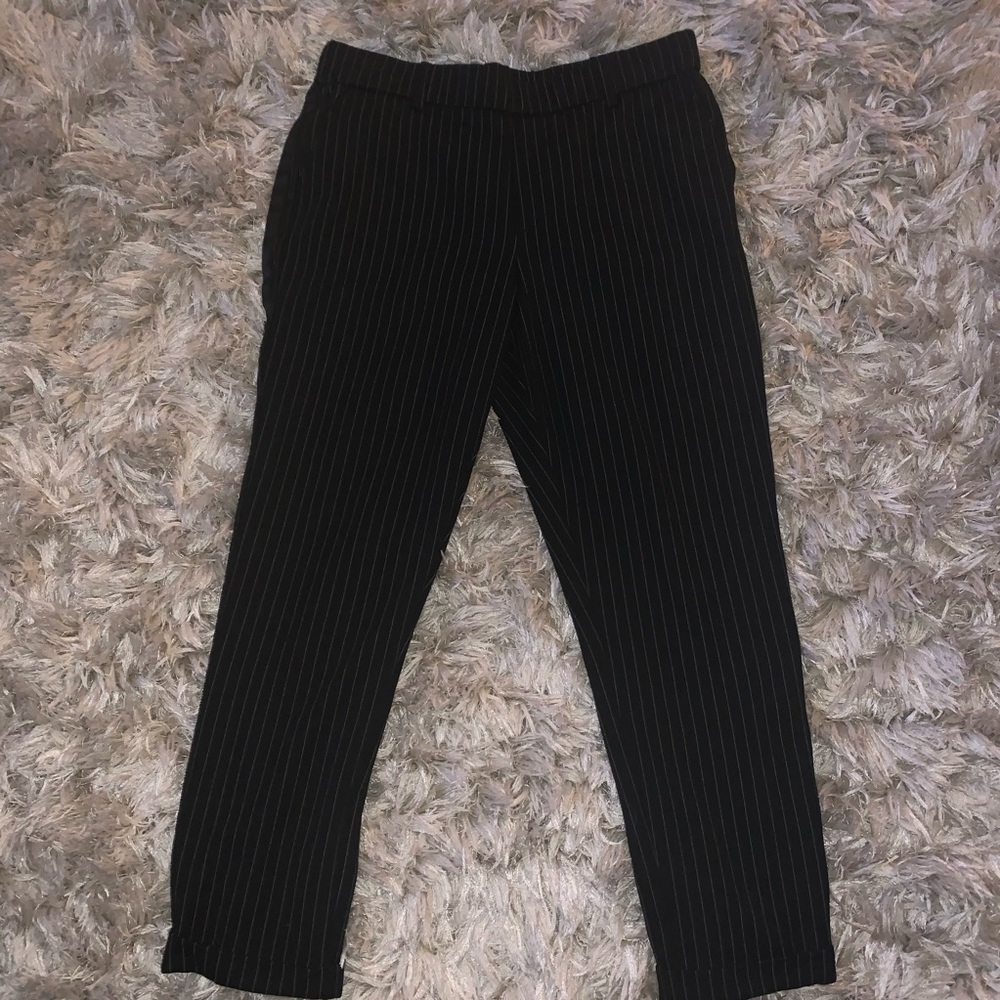 Pinstripe pants